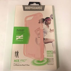 Pink iPhone 7 Plus impact protection case